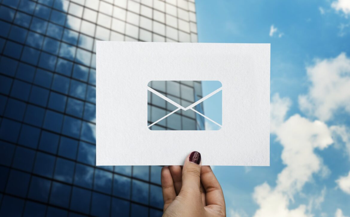 Email network communication perforated paper letter